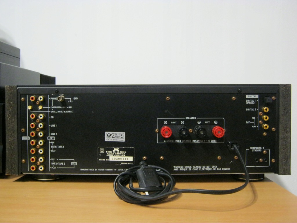 JVC VICTOR AX Z 911 BK 100% ORG. PILOT 20 KG - 11533085079