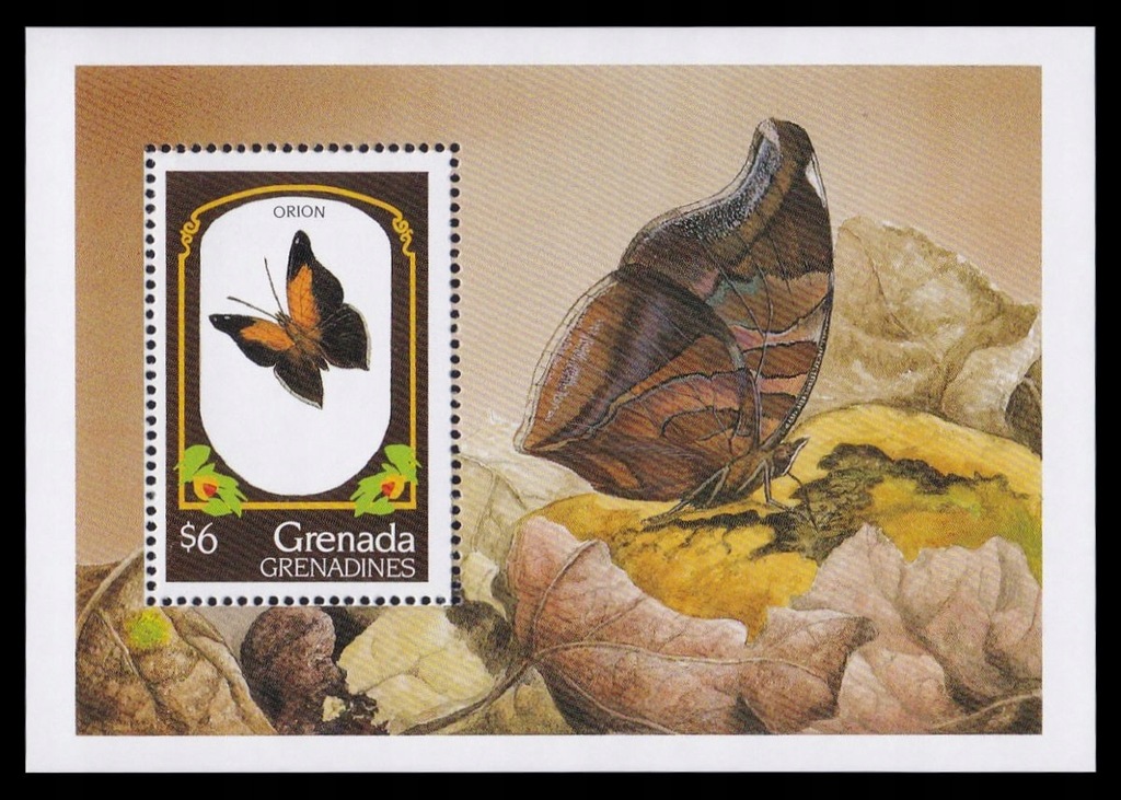 GRENADA GRENADINES - MOTYLE - 1993 r. - MNH(**)