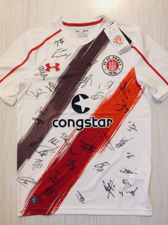 Koszulka FC St.Pauli z autografami sezon 2016/2017