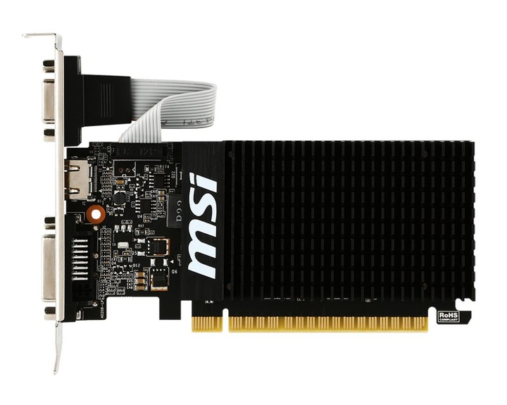 Купить Видеокарта MSI GeForce GT710 2 ГБ DDR3 HDMI LP: отзывы, фото, характеристики в интерне-магазине Aredi.ru