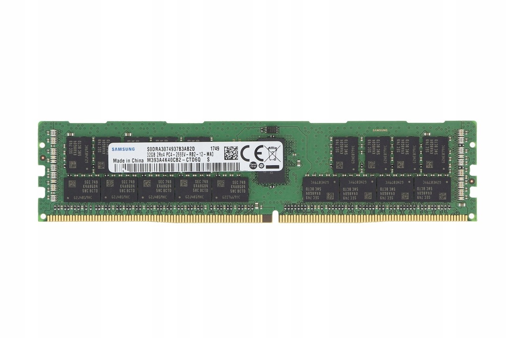 Samsung 32GB 2666V DDR4 RB2-12 M393A4K40CB2-CTD6Q