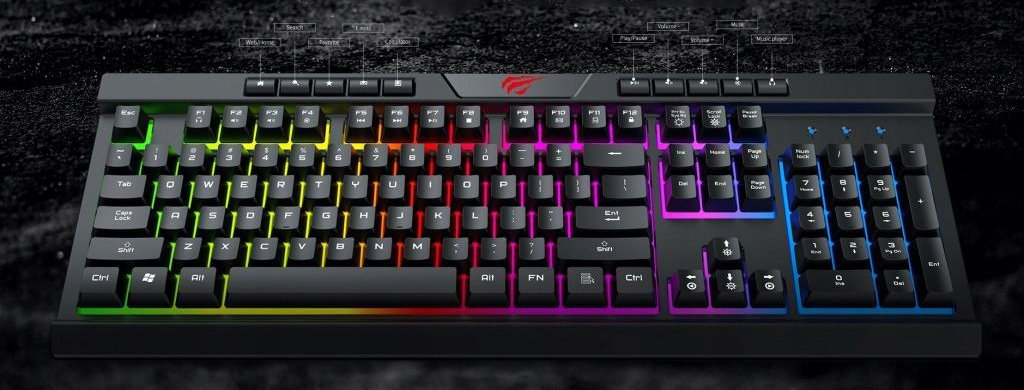 Купить Игровая клавиатура Havit GAMENOTE KB500L RGB: отзывы, фото, характеристики в интерне-магазине Aredi.ru