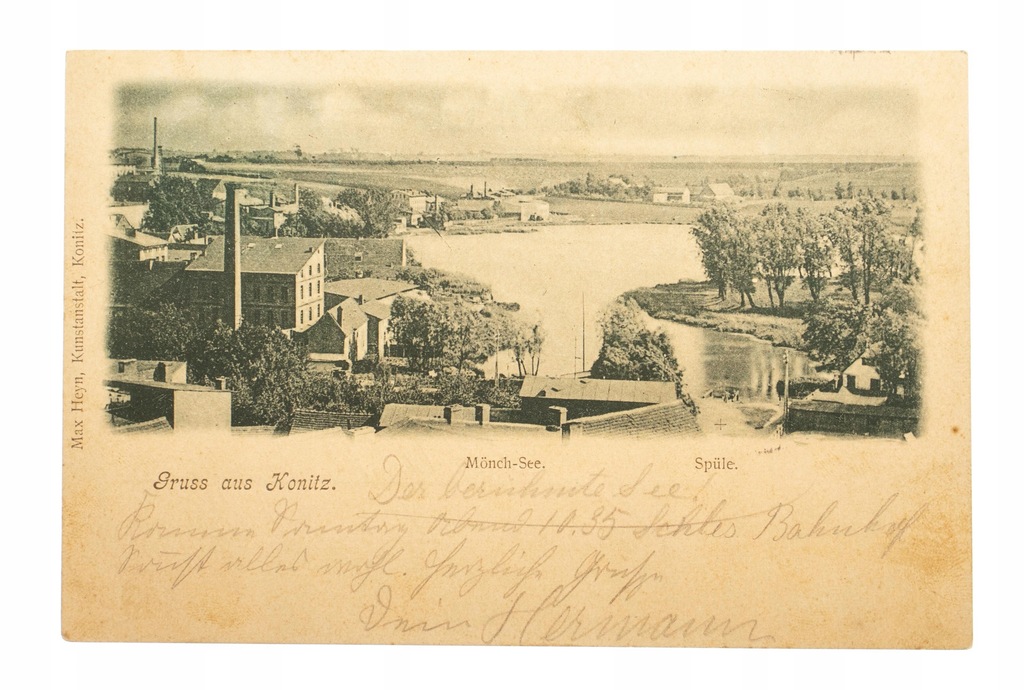 CHOJNICE - PANORAMA, JEZIORO ZAKONNE 1901