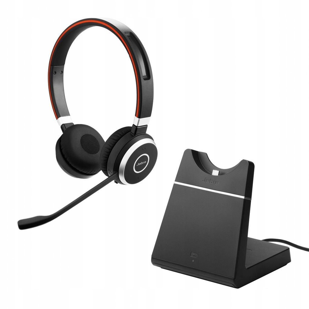 Jabra Evolve 65 MS Stereo Zestaw słuchawkowy Przewodowy i Bezprzewodowy