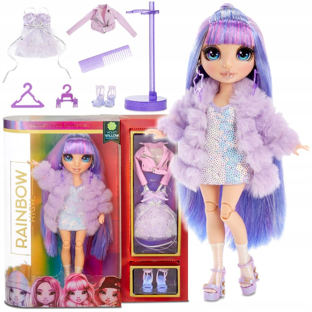 RAINBOW HIGH LALKA VIOLET WILLOW MODOWA 569602 - 10758736521 ...