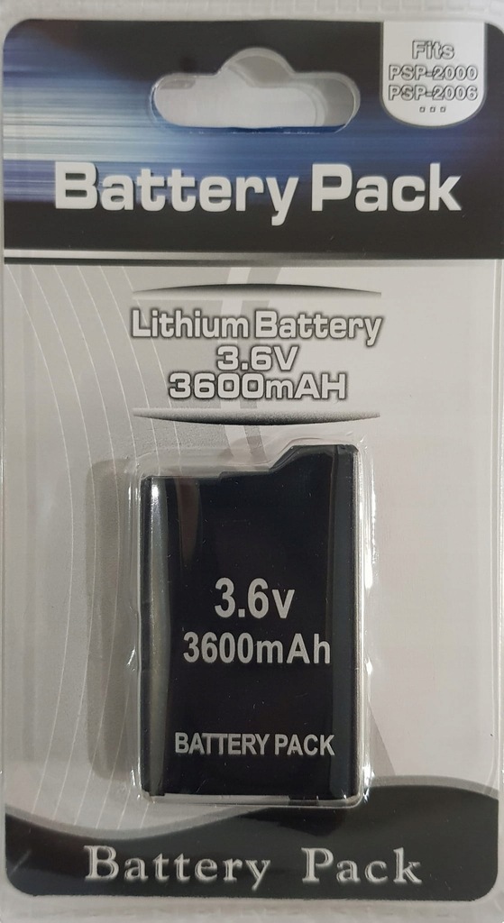 Bateria 3600mAh PSP PlayStation Portable SLIM 3004