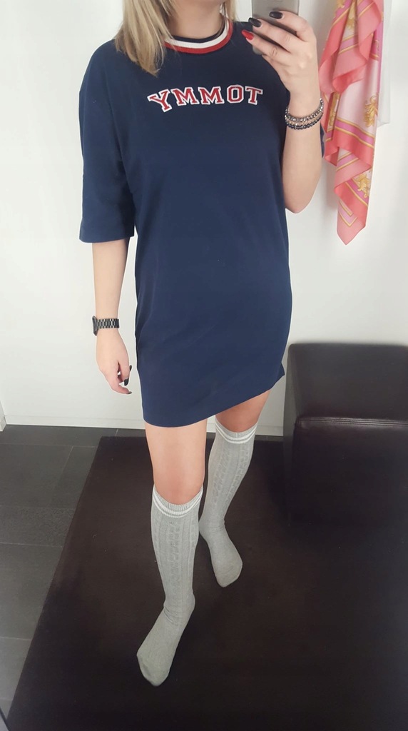Tommy Hilfiger XS / S piżama stripe dress koszula