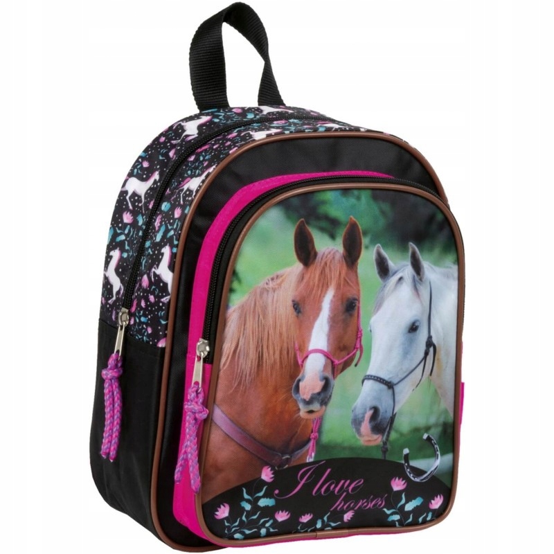 Plecak dziecięcy DERFORM z koniem LOVE HORSES mały