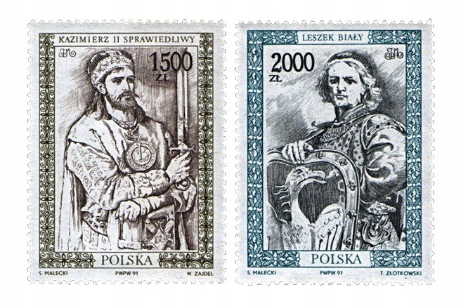 Fi 3213-3214 ** Poczet królów i książąt polskich (VII)