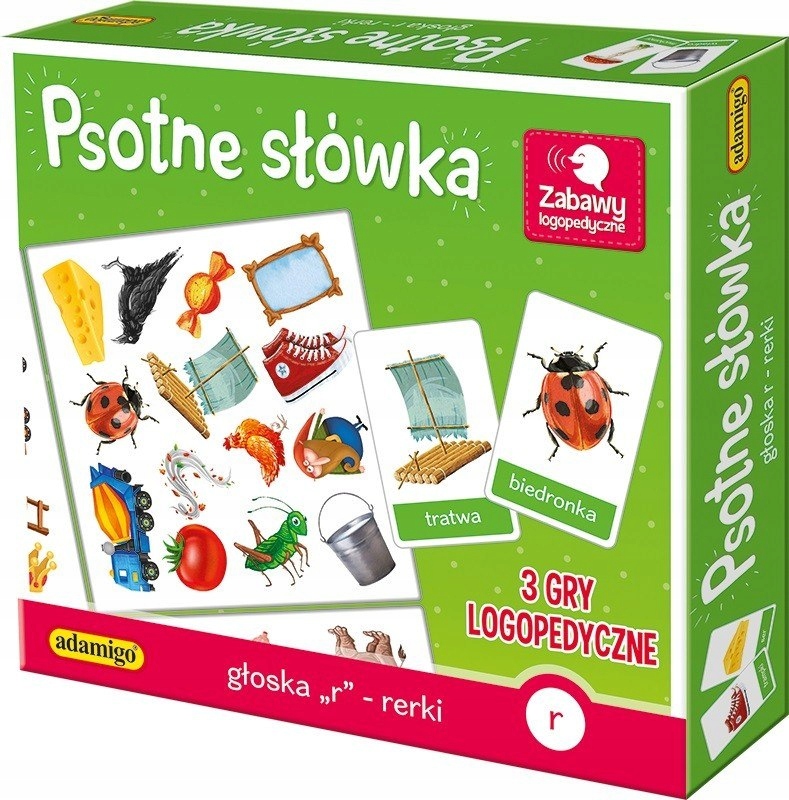 Gra Psotne słówka - głoska R-rerki