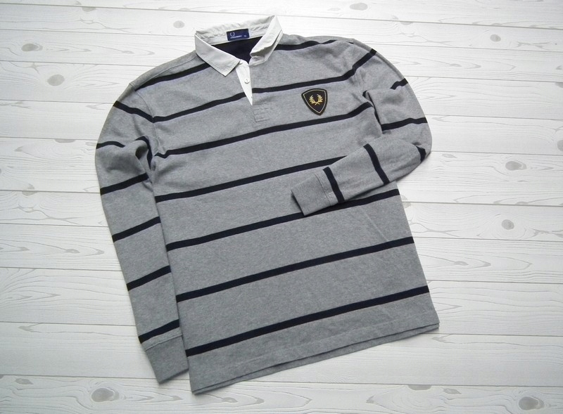 FRED PERRY ___ELEGANCKIE POLO ___ MELANŻ __ r. XXL