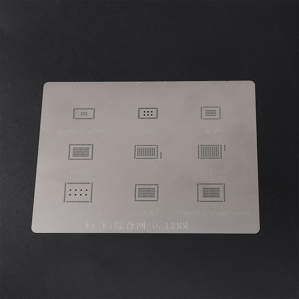 Wielofunkcyjny WIFI IC BGA Reballing Stencil