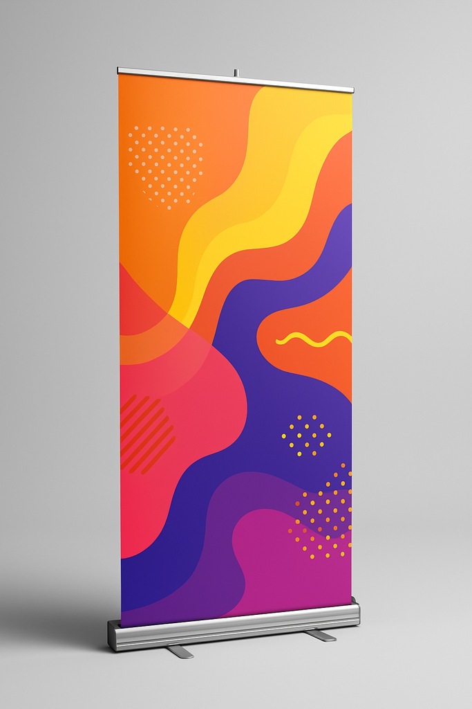 ROLL-UP 100x200, ROLLUP z wydrukiem 24h BLOCKOUT - reklama TARGI