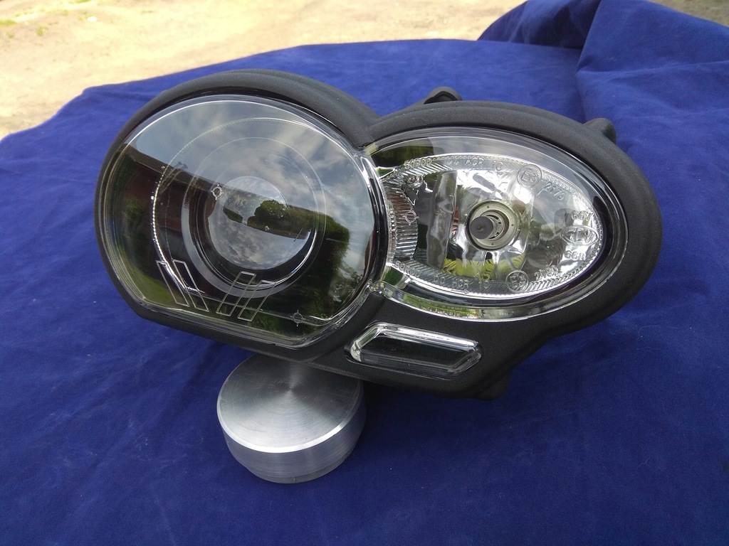 BMW 1200GS k25 BI-LED lampa reflektor MODYFIKACJA