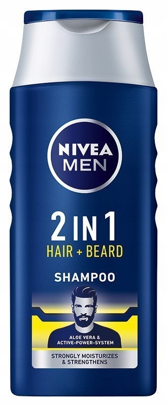 Szampon do włosów NIVEA Men 2in1 HAIR+BEARD 400ml