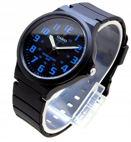 MÅodzieżowy ZEGAREK CASIO MW-240-2B WR 50M - 7793576426 - oficjalne archiwum Allegro