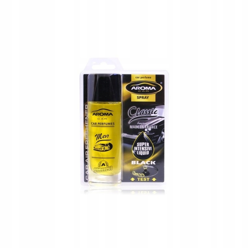 AROMA CAR PUMP SPRAY BLACK 50ML PERFUM SAMOCHODOWY