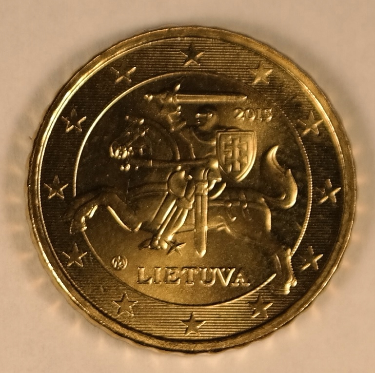 Litwa 10 eurocentów 2015 UNC