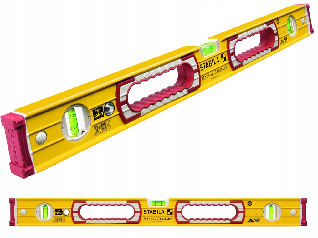 STABILA 196-2 poziomica aluminiowa 3 libelle 183cm