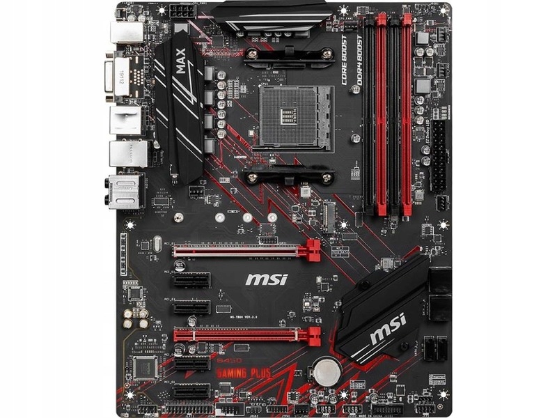 Купить Материнская плата MSI B450 Gaming Plus Max ATX AM4: отзывы, фото, характеристики в интерне-магазине Aredi.ru