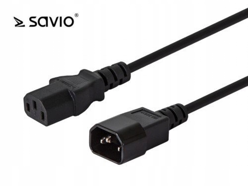 Elmak Przedłużacz kabla zasilającego C13/C14 Savio
