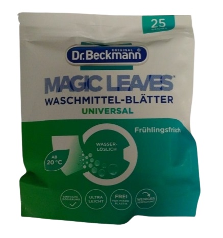 Dr Beckmann, Magic Leaves, Chusteczki do prania, 25 sztuk