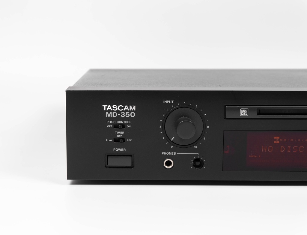 TASCAM MDレコーダー　MD-350 MD-350 | MDレコーダー | TASCAM (日本)