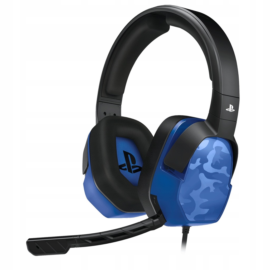 PS4 Słuchawki LvL.3 NEW CAMO BLUE PDP