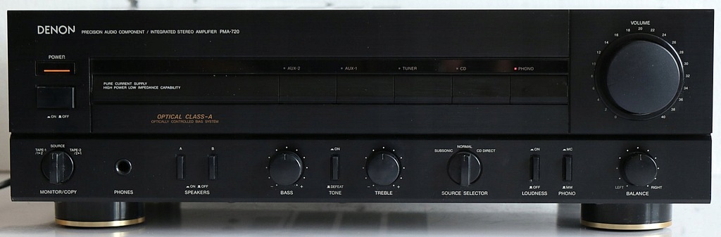 DENON PMA-720 2x80Watt Optical Class-A Phono MM/MC