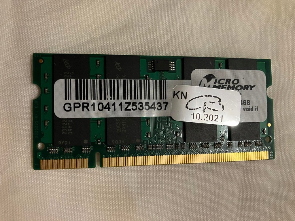 Pamięć (1x4GB) 4GB DDR2 SODIMM do Mac i laptopa PC