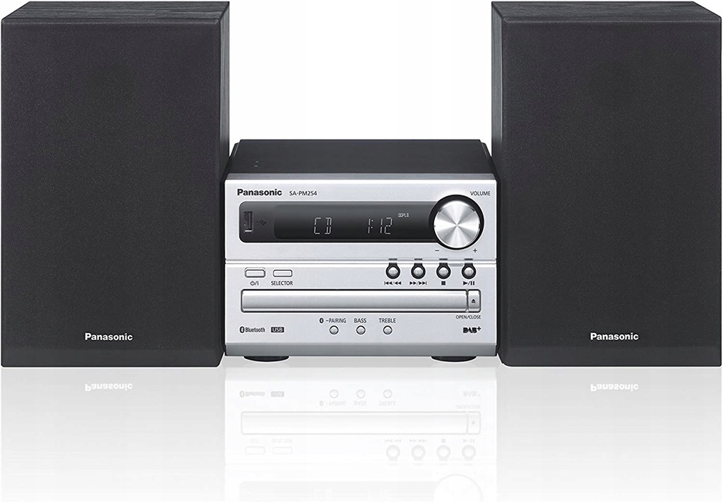 Wieża stereo Panasonic SC-PM254EG-S