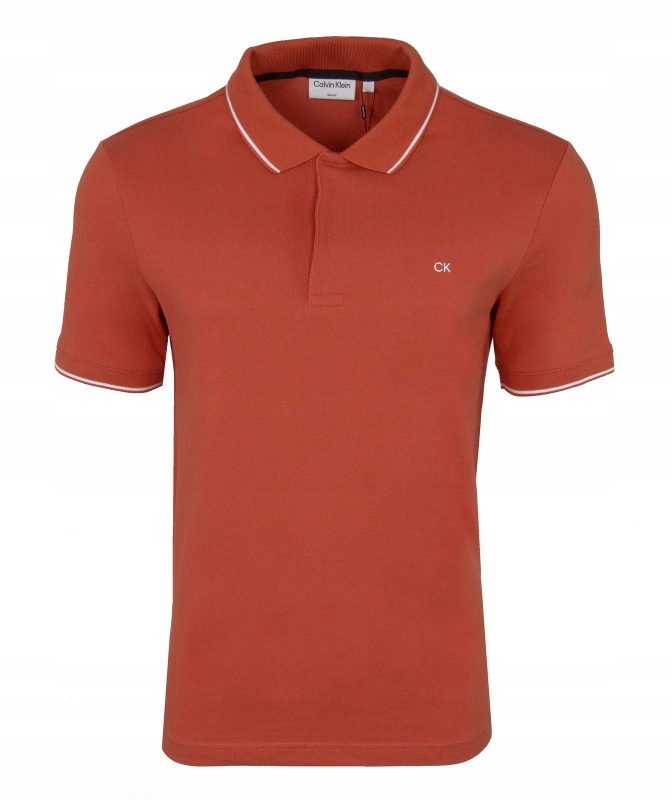 CALVIN KLEIN polo męskie, czerwone, M