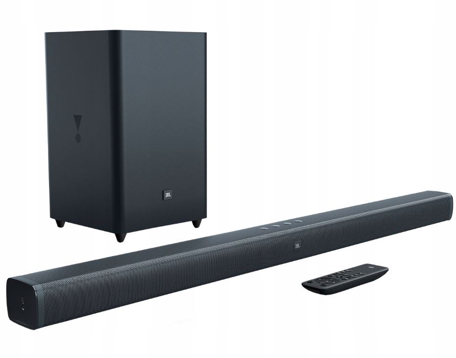 Купить Саундбар JBL Bar 2.1 с сабвуфером BT мощностью 300 Вт, черный: отзывы, фото, характеристики в интерне-магазине Aredi.ru