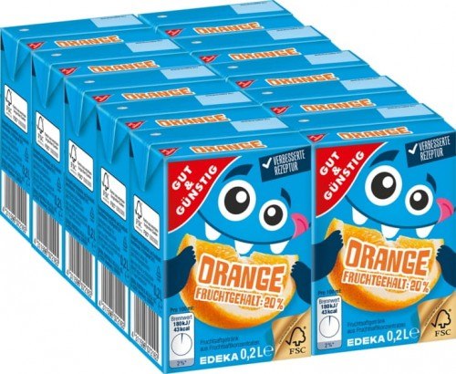 Sok Pomarańczowy 10 x 200ml