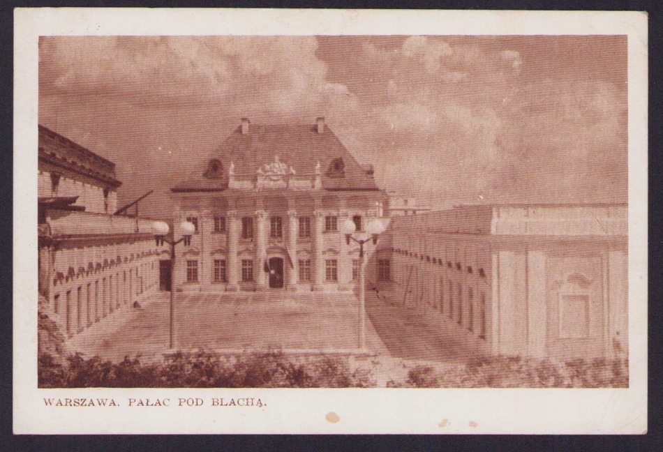 Warszawa - Pałac pod Blachą, obieg 1951 r