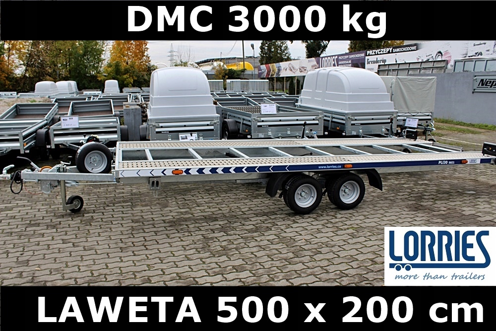 Przyczepa laweta Lorries PLI30-5021 3000 kg nowa
