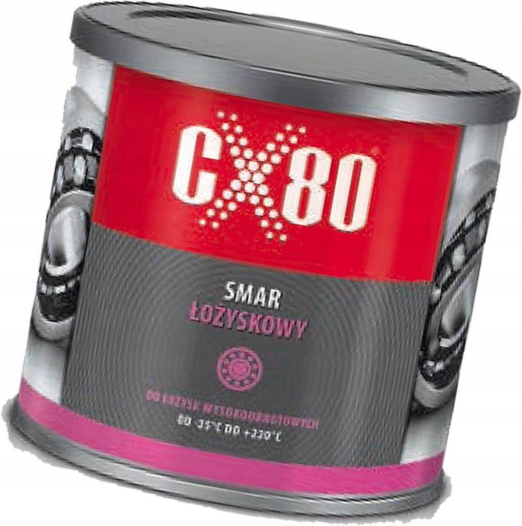 CX80 Smar DO ŁOŻYSK Litowy EP do 220°C 0,5kg