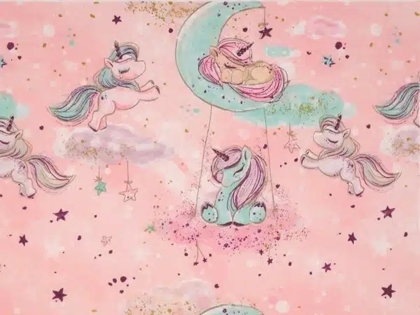 Małe Duże Prześcieradło z gumką 60x120 JEDNOROŻEC