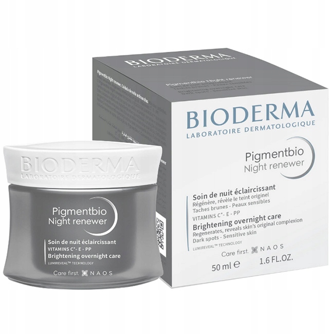 Krem rozjaśniający na noc Bioderma Pigmentbio na przebarwienia 50 ml