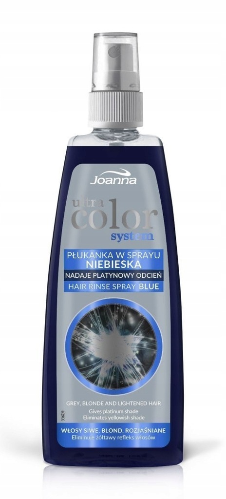 Joanna Ultra Color System Płukanka do włosów niebi