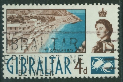 Gibraltar 4 d. - Catalan Bay..Elżbieta II