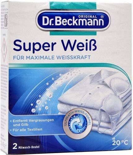 Dr.Beckmann Super Weiss Wybielacz 2 x 40 g