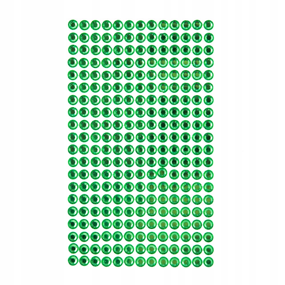 Kryształki Samoprzylepne 6Mm,260 Szt. Light Green
