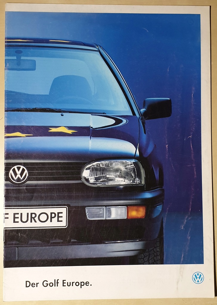 Prospekt Volkswagen Golf Europe - 1994 r.