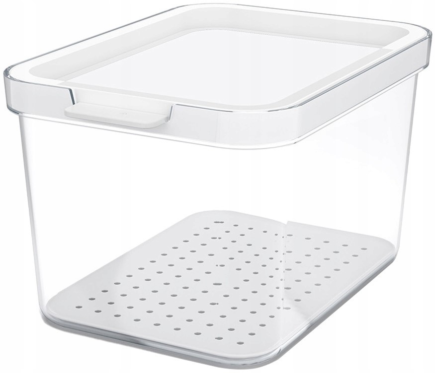 Organizer do lodówki Pojemnik na żywność przezroczysty Rotho Cauma 2,15 l