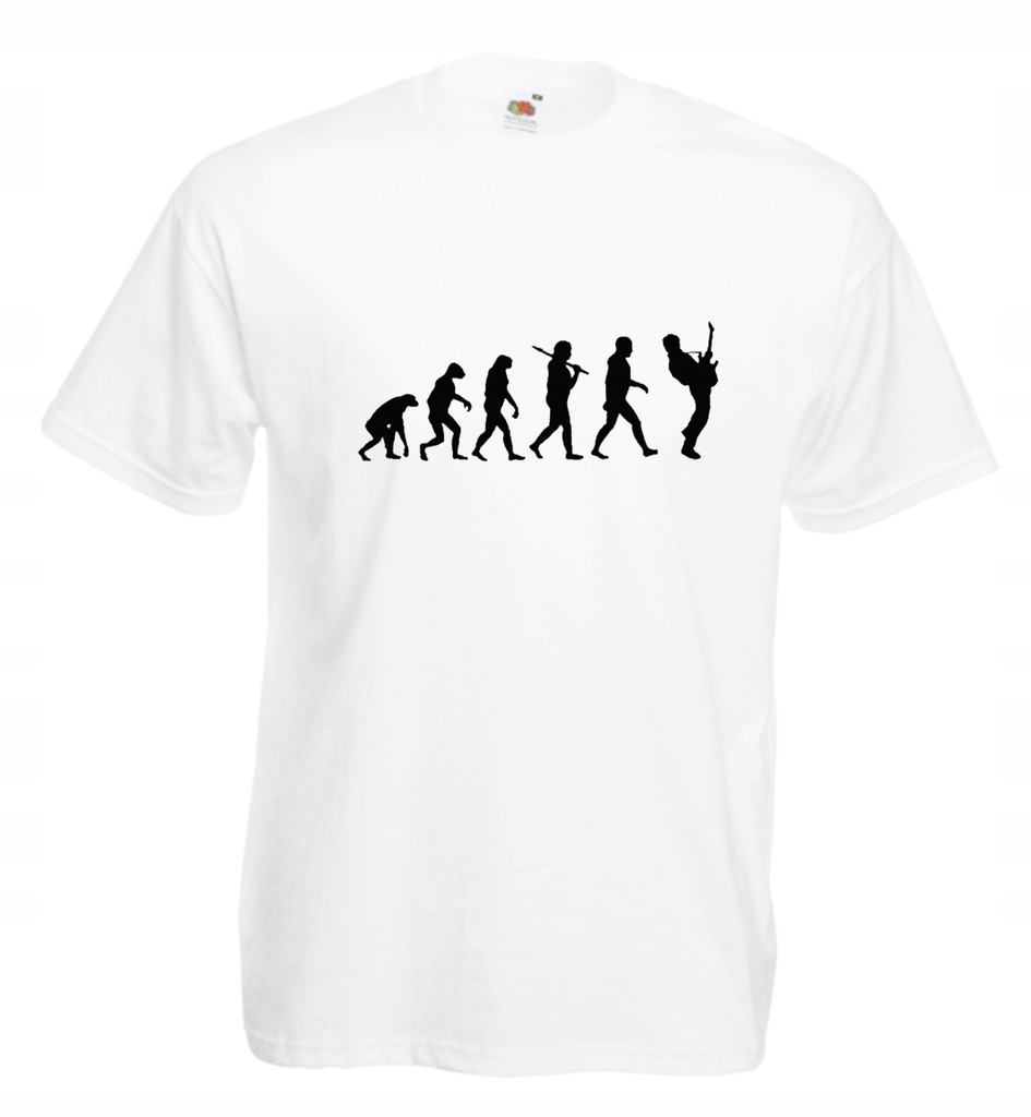 Koszulka Prezent dla Gitarzysty Ewolucja r XXL