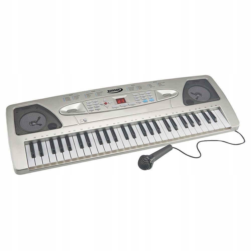 Zennox Keyboard Mikrofon Dla Dzieci 54 Klawisze 7784745983