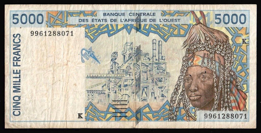 Senegal - 5000 franków