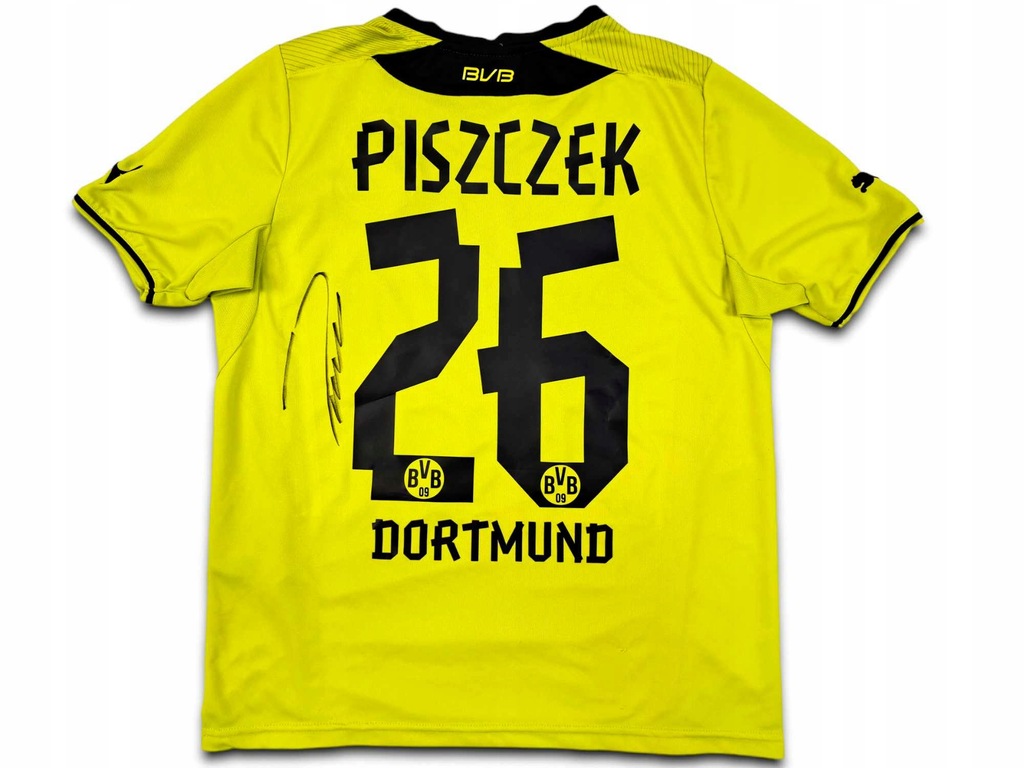 Piszczek - Borussia - koszulka z autografem (zag)