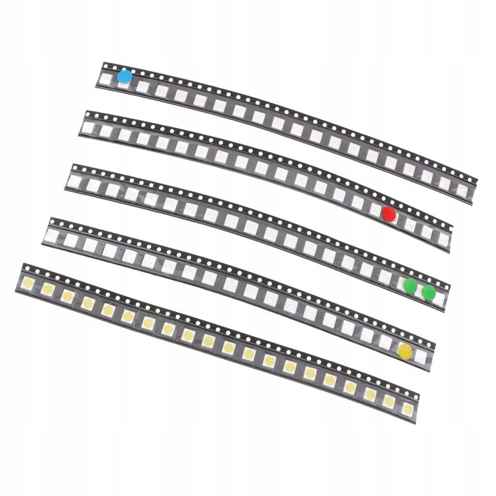 100 . Asortyment diod SMD LED Zestaw diod SMD LED,